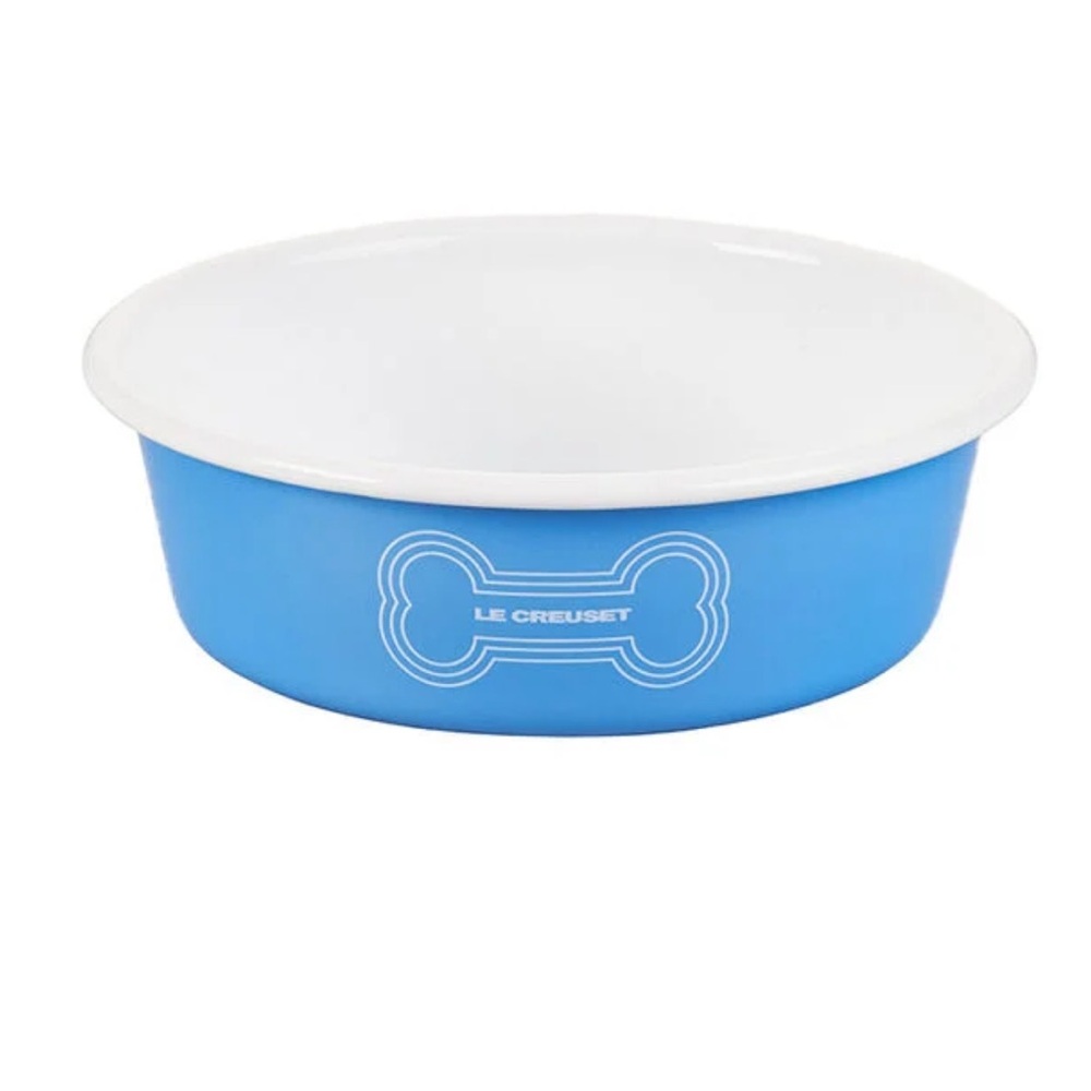 NEW Le Creuset Pet Bowl Collection Light Blue
